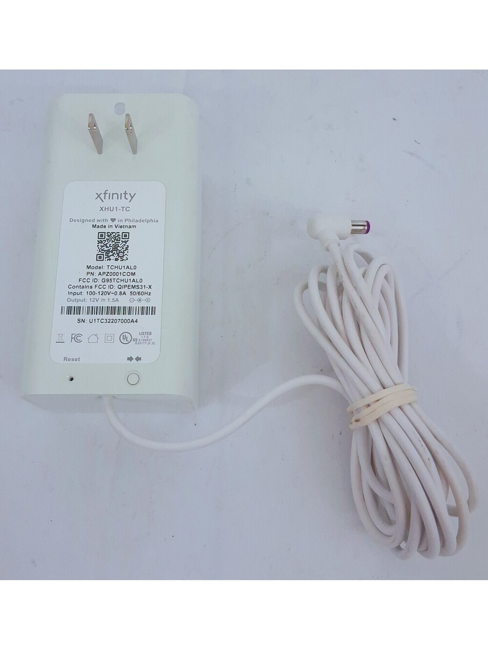 OEM Xfinity XHU!-TC TCHU1AL0 AC/DC Adapter In 100-240 Out 12VDC APZ0001COM Works